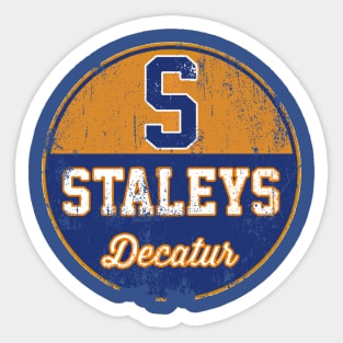 Decatur Staleys Sticker